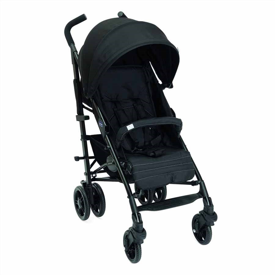 Chicco Lite Way 4 Complete Bebek Arabası-Jet Black 