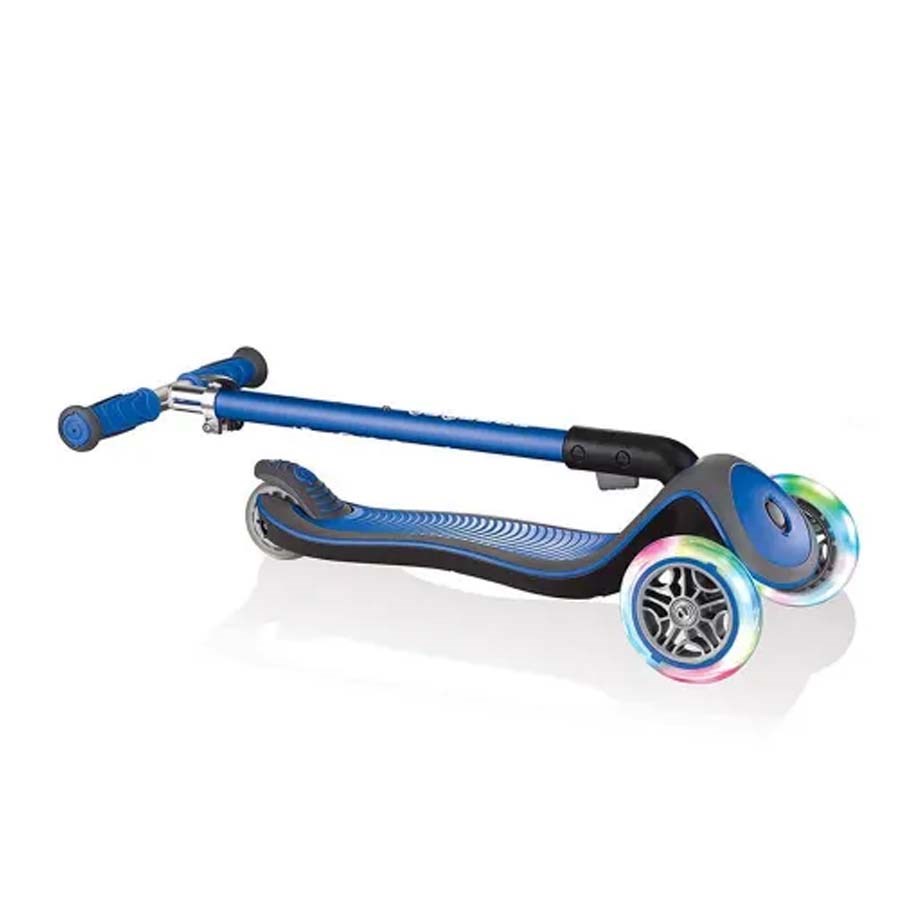 Globber Elite Deluxe Işıklı Scooter-Lacivert 