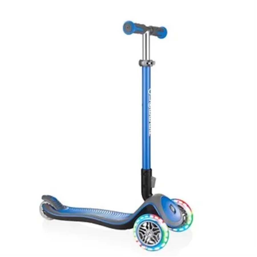 Globber Elite Deluxe Işıklı Scooter-Lacivert 