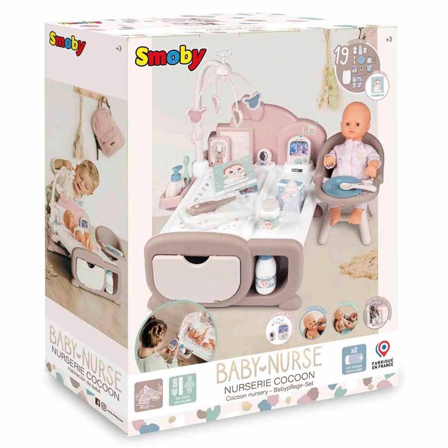 Smoby Baby Nurse 3 ü 1 Arada Bebek Oyun Seti 