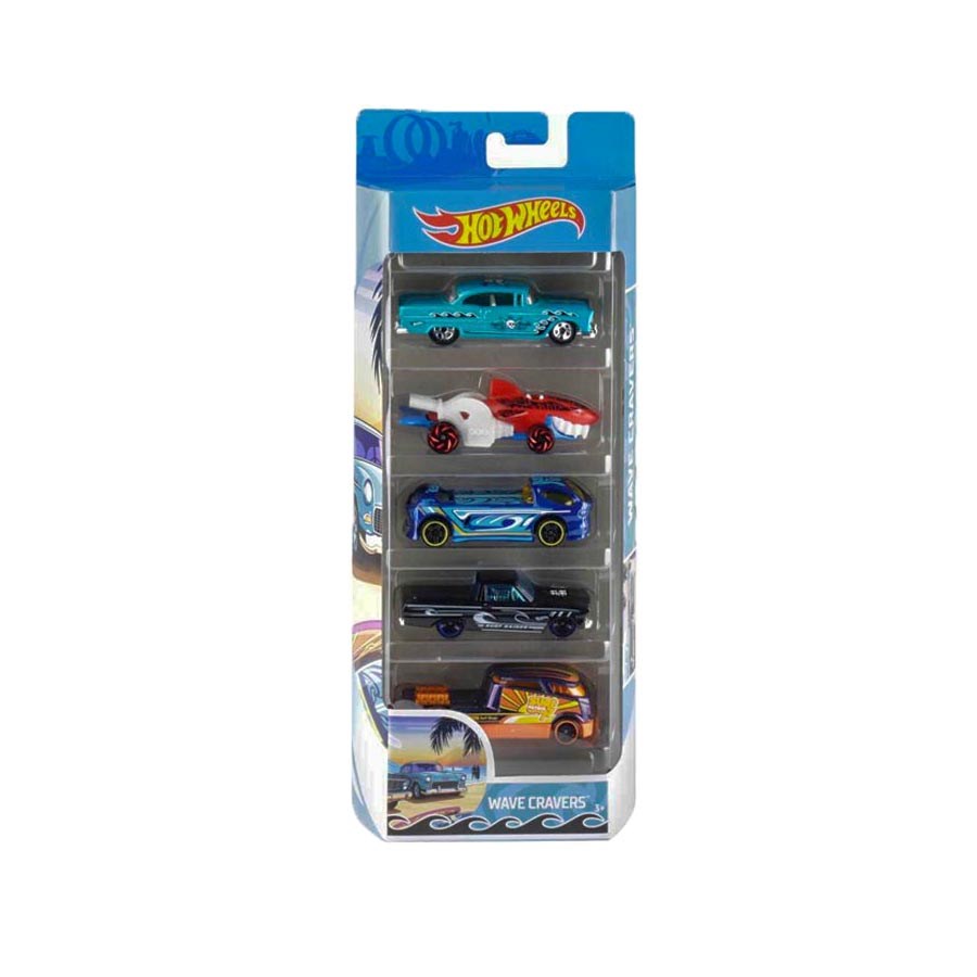 Hot Wheels 5'li Araba Seti Wave Cravers