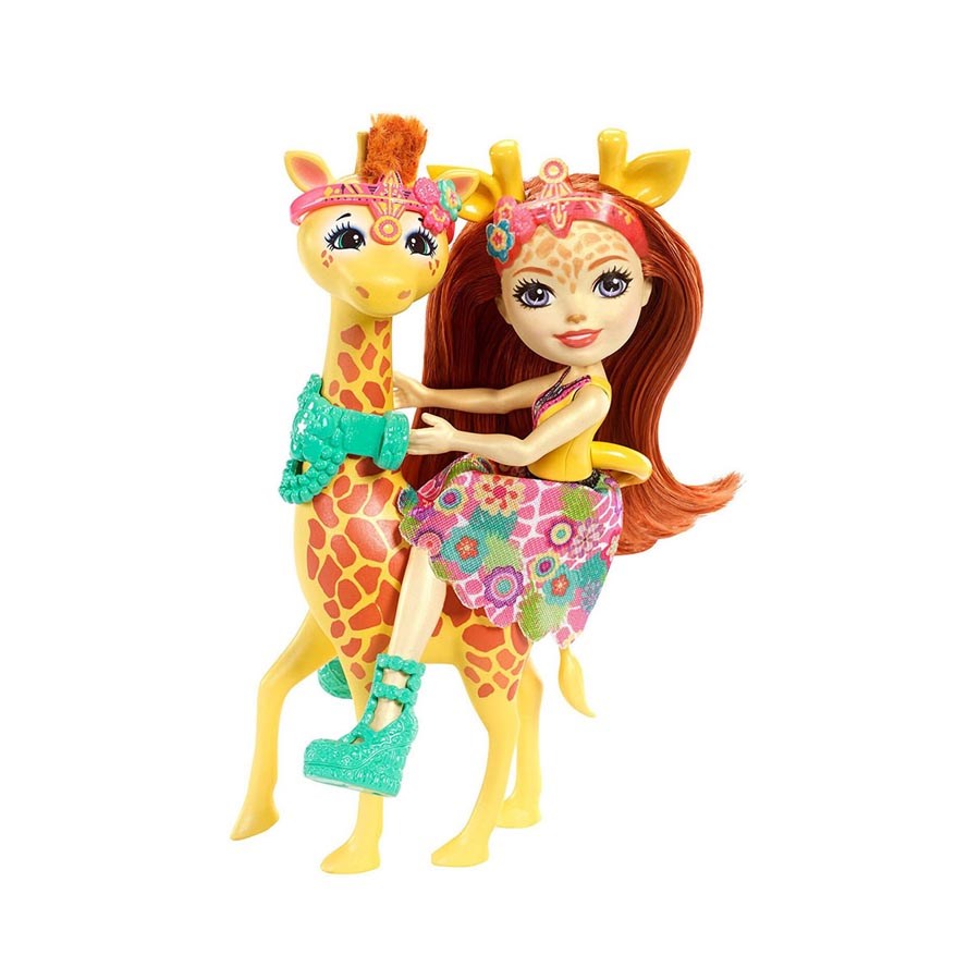 Enchantimals Bebekler ve Hayvan Ark. Gillian Giraffe & Pawl