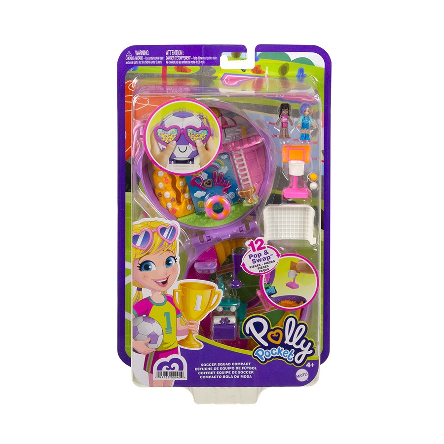 Polly Pocket ve Maceraları Oyun Setleri Soccer Squad Compact