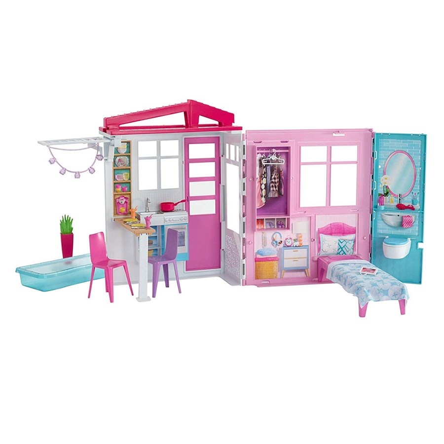 Barbie'nin Taşınabilir Portatif Evi 