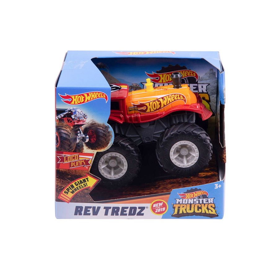 Hot Wheels Monster Trucks Çek Bırak Araba Loco Punk