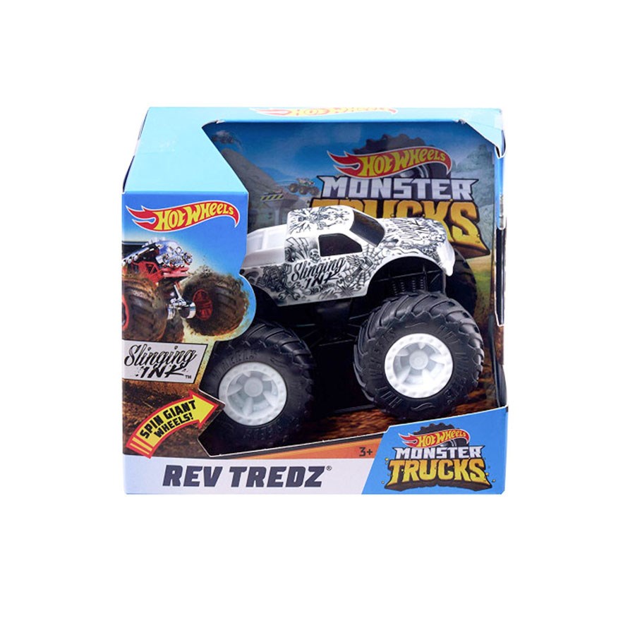 Hot Wheels Monster Trucks Çek Bırak Araba Slinging Ink