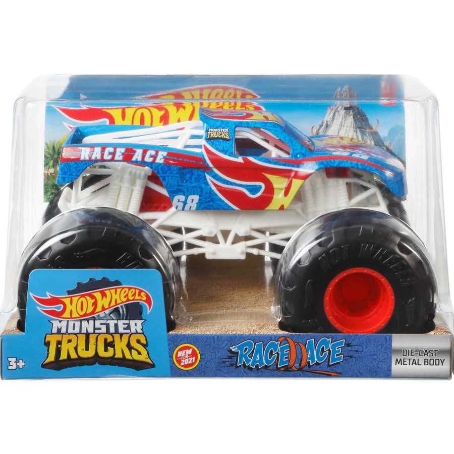 Hot Wheels Monster Trucks 1:24 Arabalar Race Ace