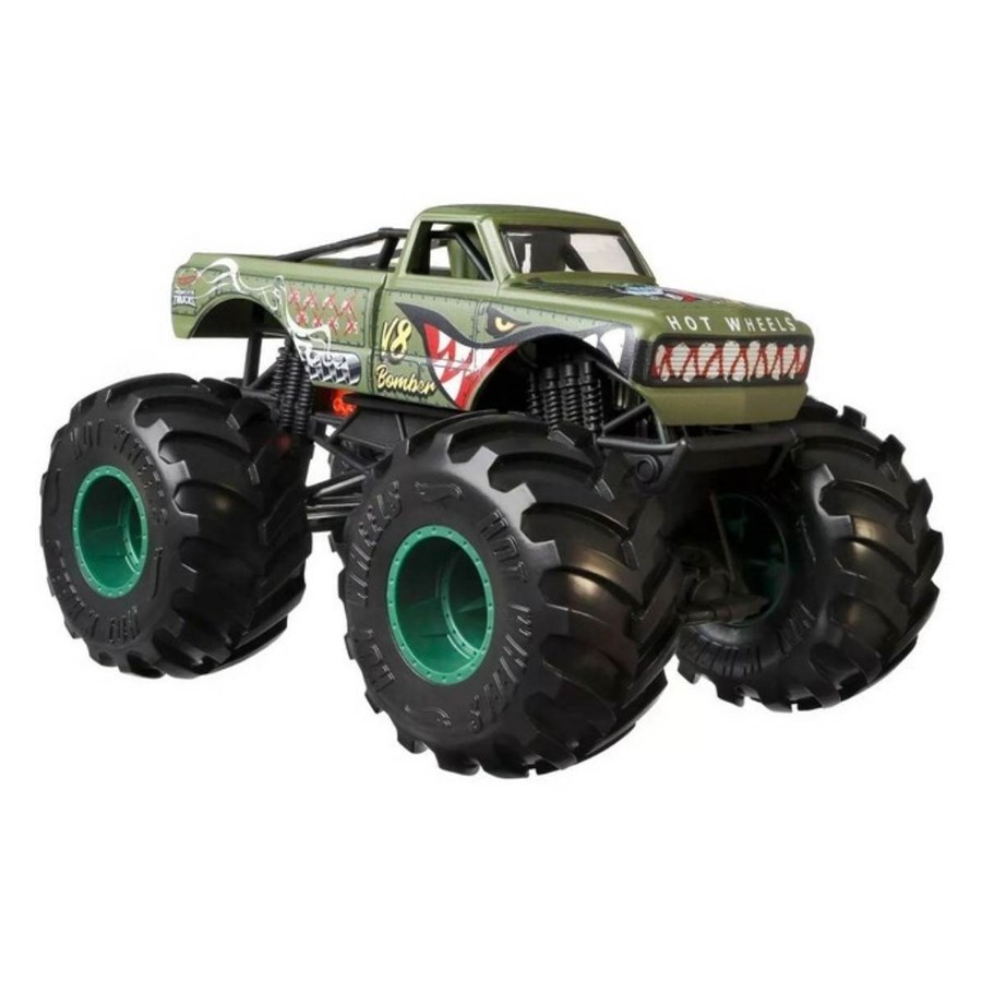 Hot Wheels Monster Trucks 1:24 Arabalar V8 Bomber