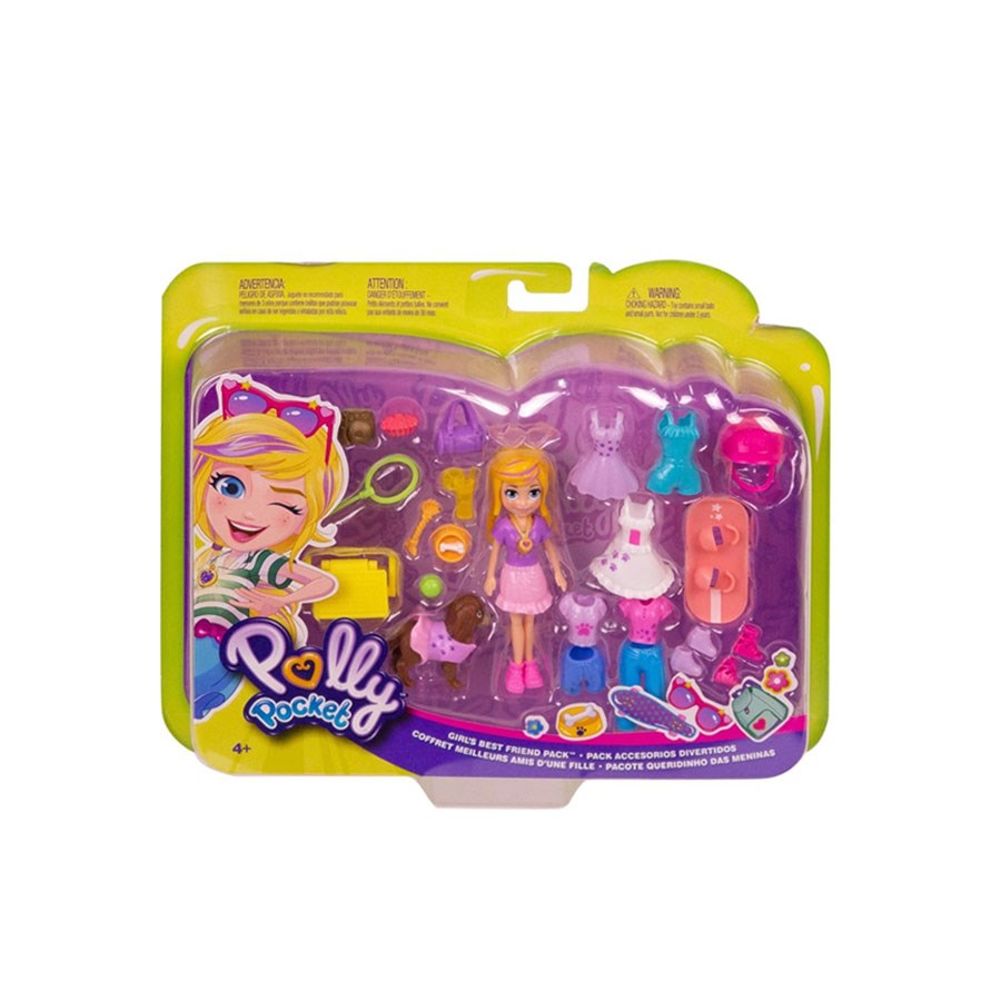 Polly Pocket ve Eğlenceli Dünyası Girl'S Best Friend Pack