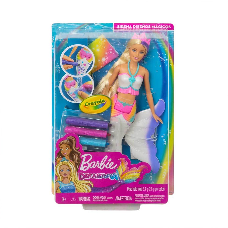 Barbie Sihirli Renkler Denizkızı 