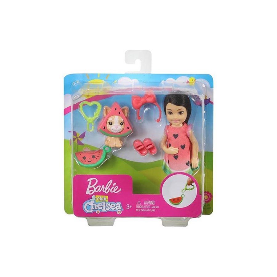 Barbie Kostümlü Chelsea ve Hayvancığı Oyun Setleri Ghv71