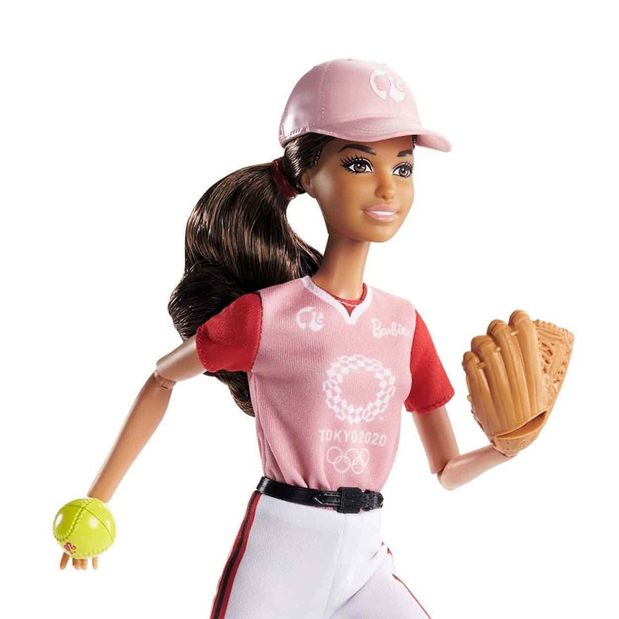 Barbie Olimpiyat Bebekleri Softbol