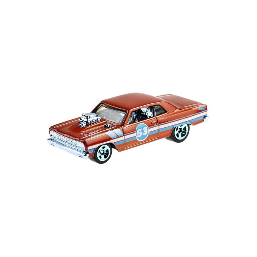 Hot Wheels Mavi ve Parlak Arabalar/64 Chevy Chevel 64 Chevy Chevel