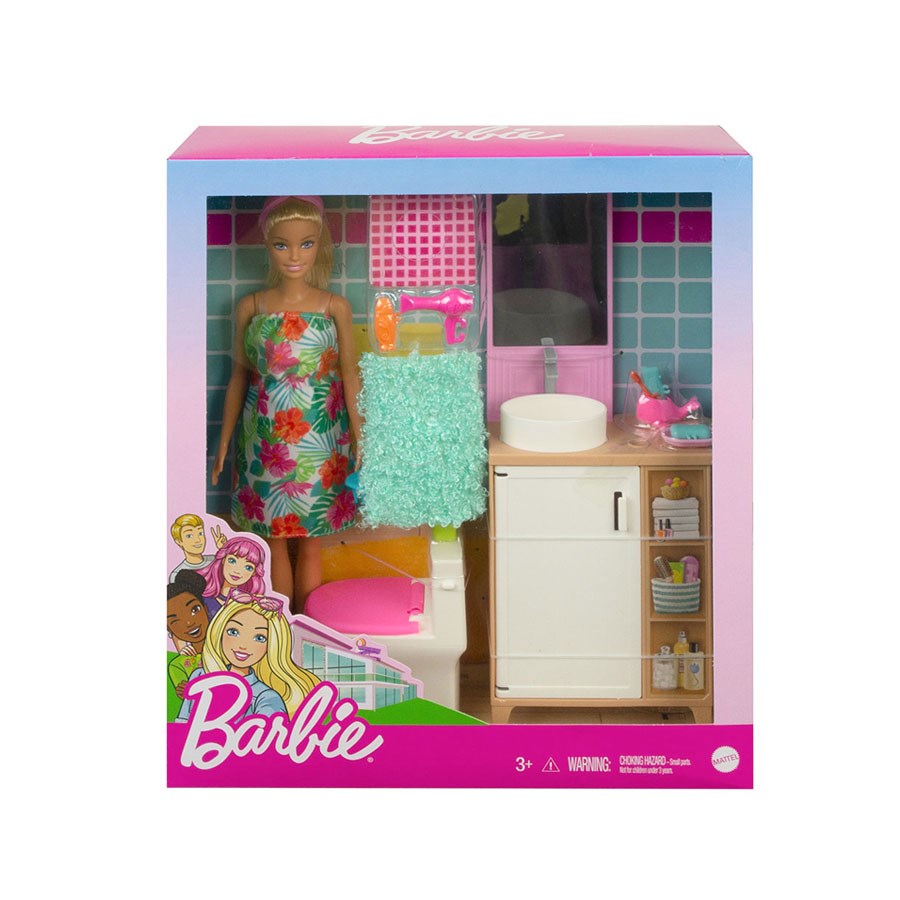 Barbie Bebek ve Oda Oyun Setleri Grg87