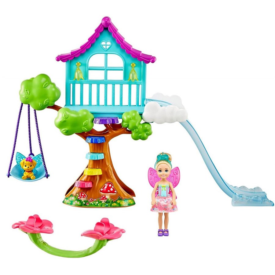 Barbie Dreamtopia Chelsea ve Eğlenceli Dünyası Oyun Seti Gtf49