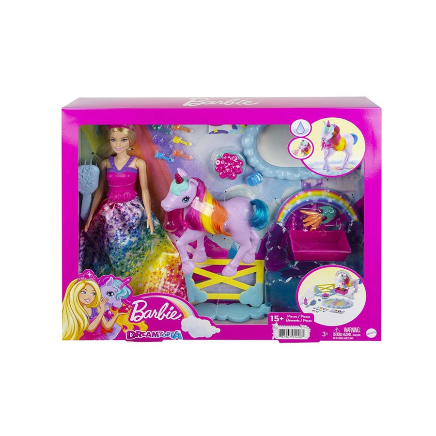 Barbie Dreamtopia Bebek ve Tek Boynuzlu At 