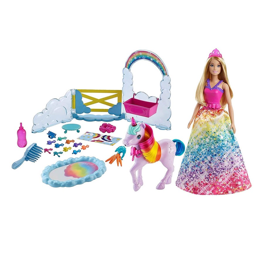 Barbie Dreamtopia Bebek ve Tek Boynuzlu At 