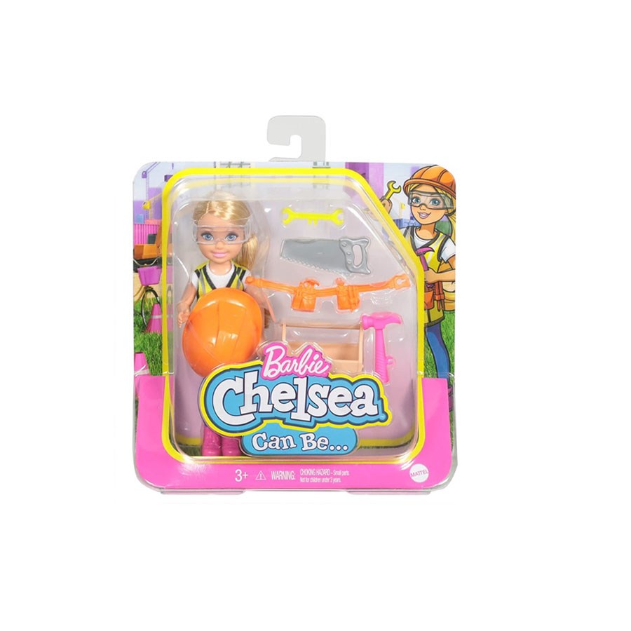 Barbie Chelsea Meslekleri Öğreniyor Bebek Serisi İnşaat Mühendisi