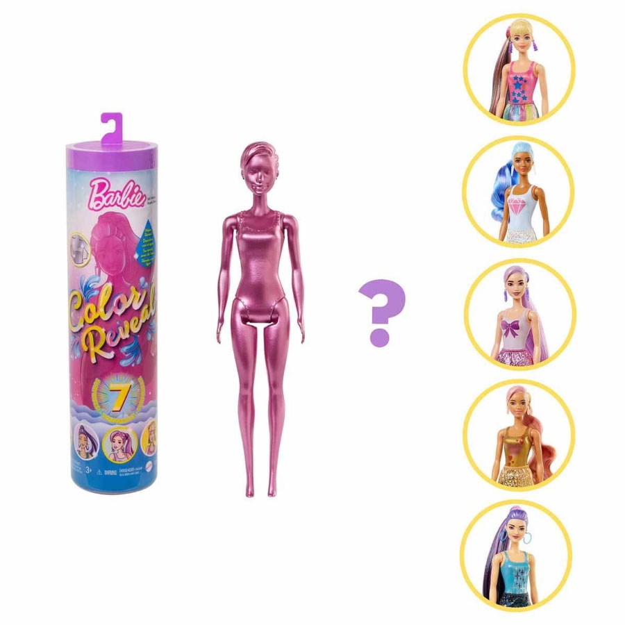 Barbie Color Reveal Renk Değiştiren Sürpriz Bebekler 