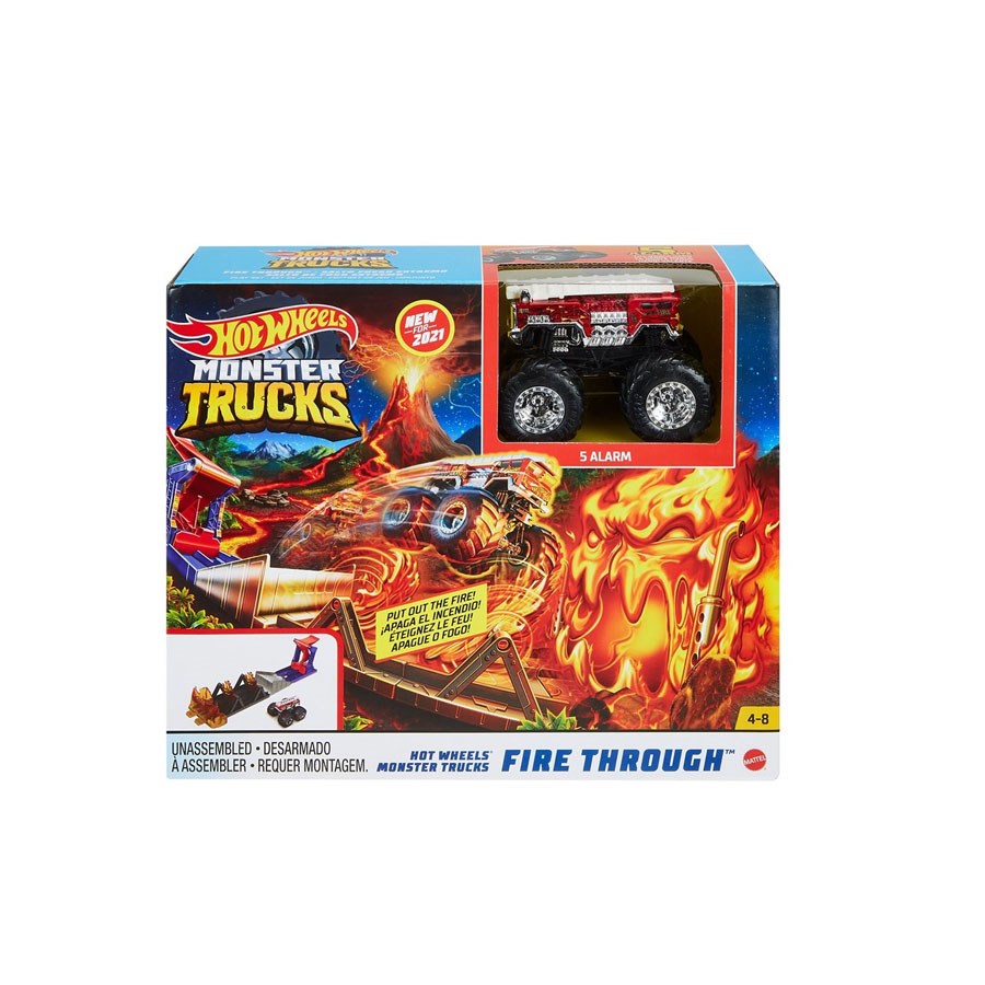 Hot Wheels Monster Trucks Oyun Seti Fire Through