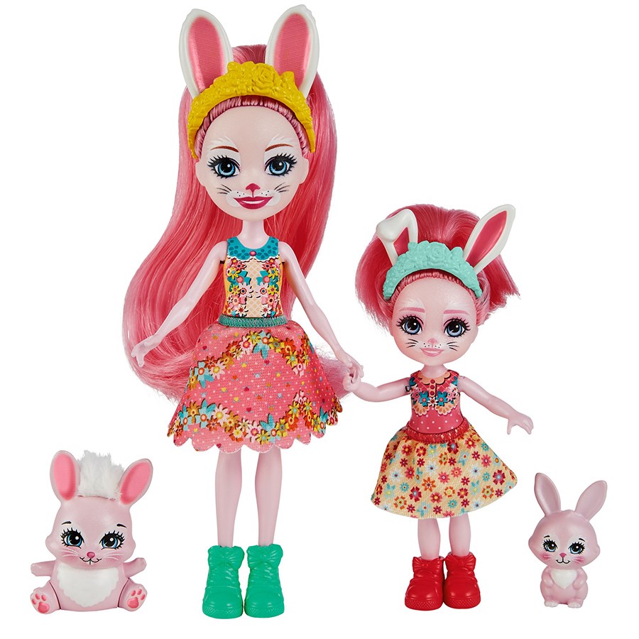 Enchantimals Kız Kardeş Bebekler Serisi Bree Bunny & Twist