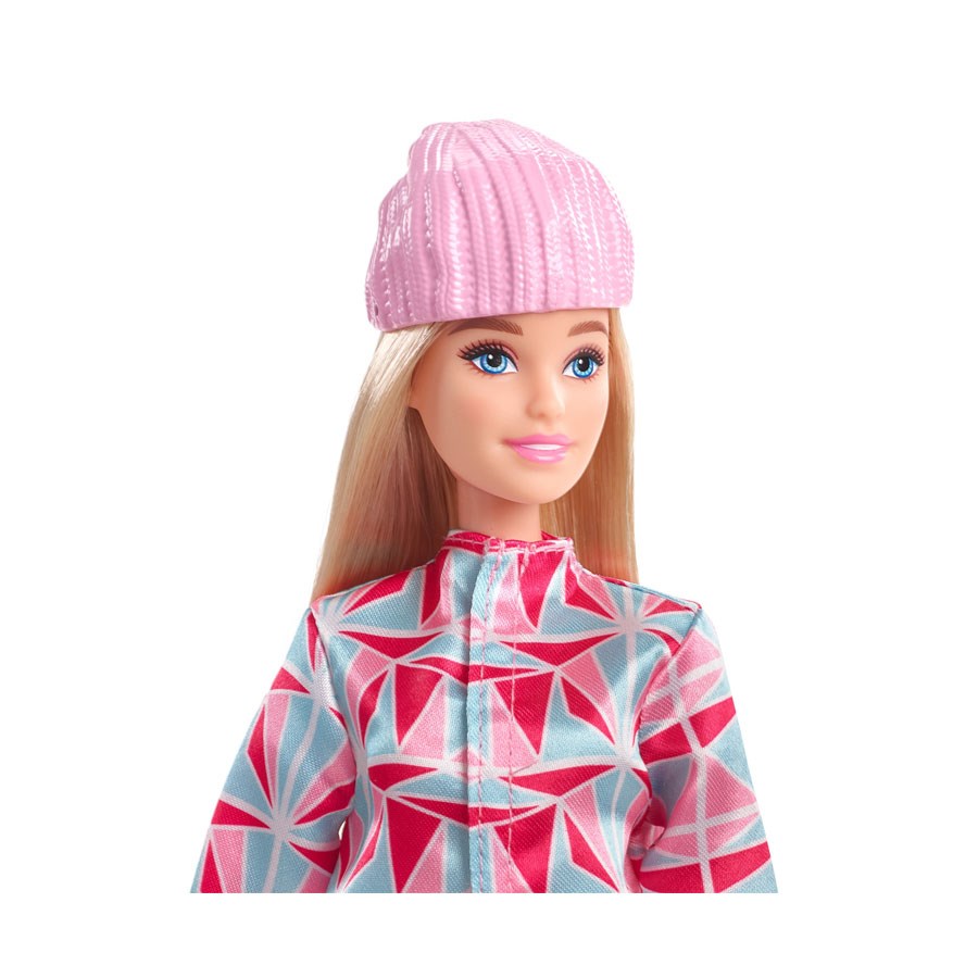 Barbie Snowboard Sporcusu Bebek 