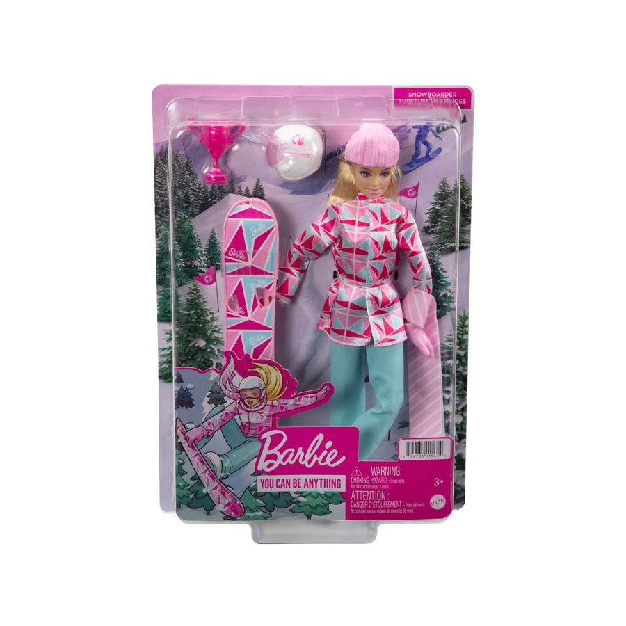 Barbie Snowboard Sporcusu Bebek 