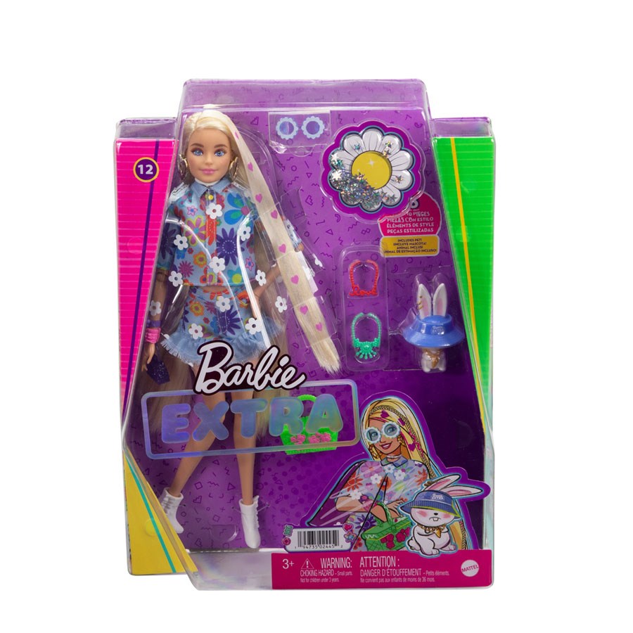 Barbie Extra Mavi Etekli Bebek 