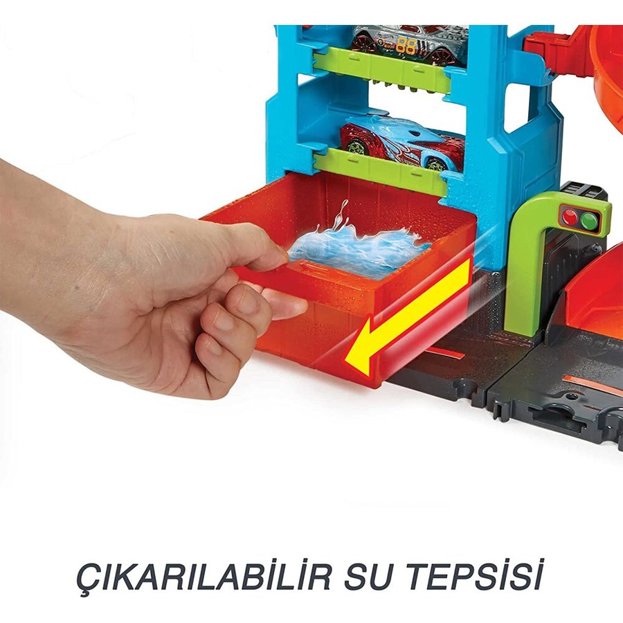 Mattel Hot Wheels Mega Araba Yıkama Kulesi 