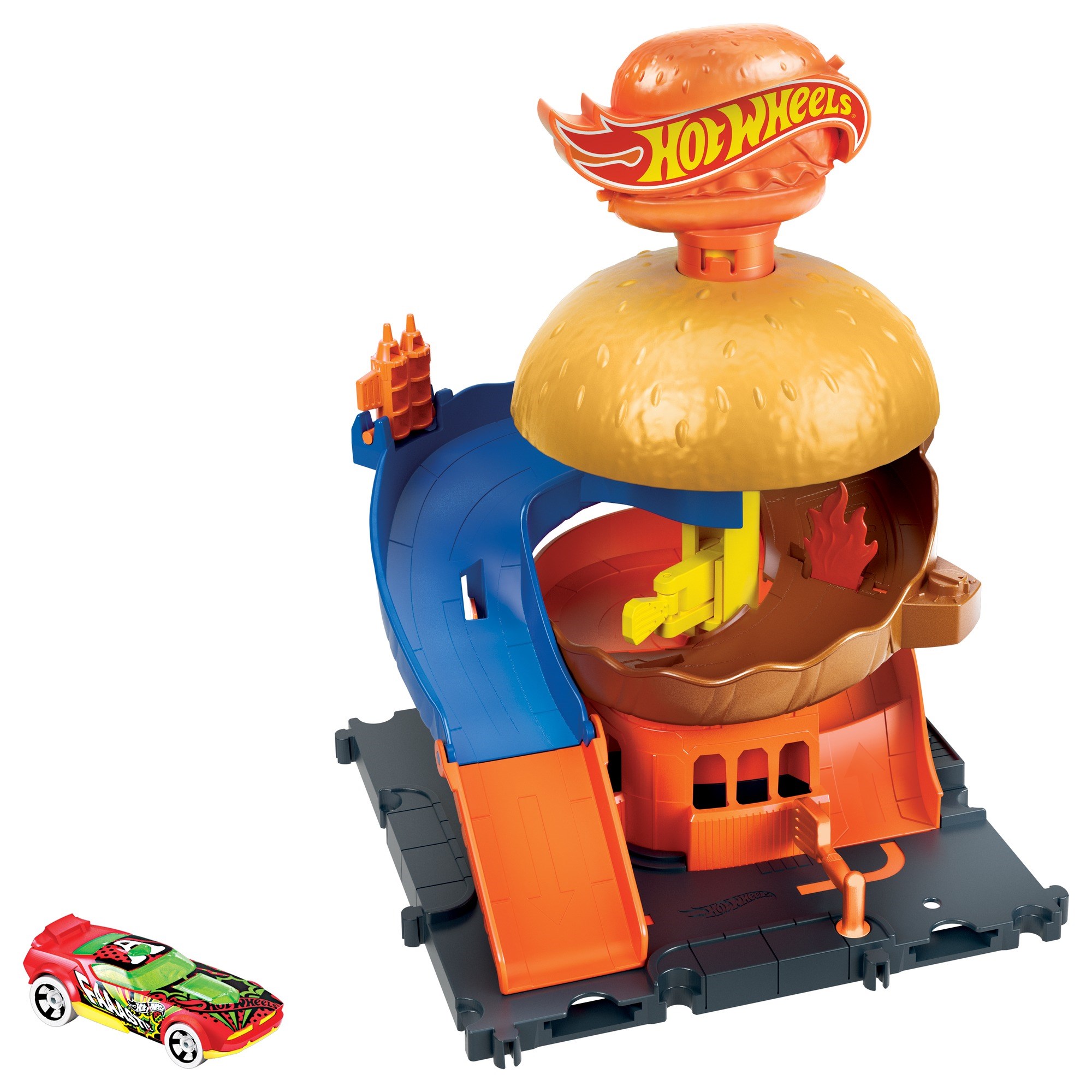 Hot Wheels Şehir Hayatı Serisi Downtown Burger Drive-Thru