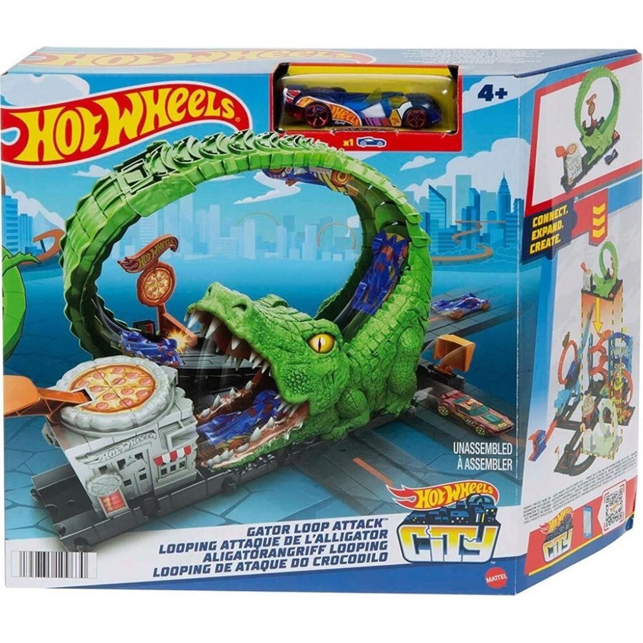 Hot Wheels City Düşmanlarla Mücadele Serisi Gator