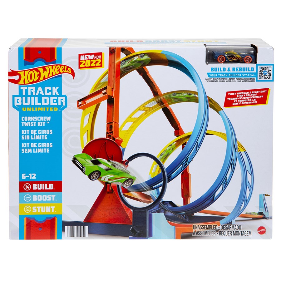 Hot Wheels Track Builder Unlimited Spiral Dönüşlü Pist 