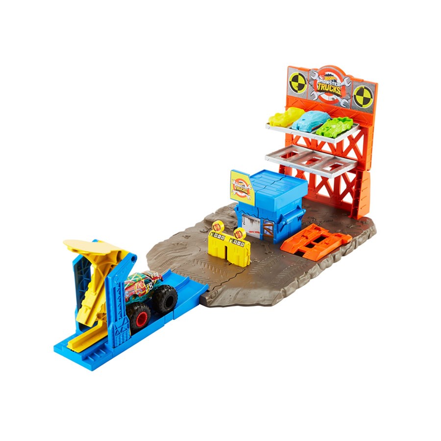 Hot Wheels Monster Trucks Patlama İstasyonu Oyun Seti 