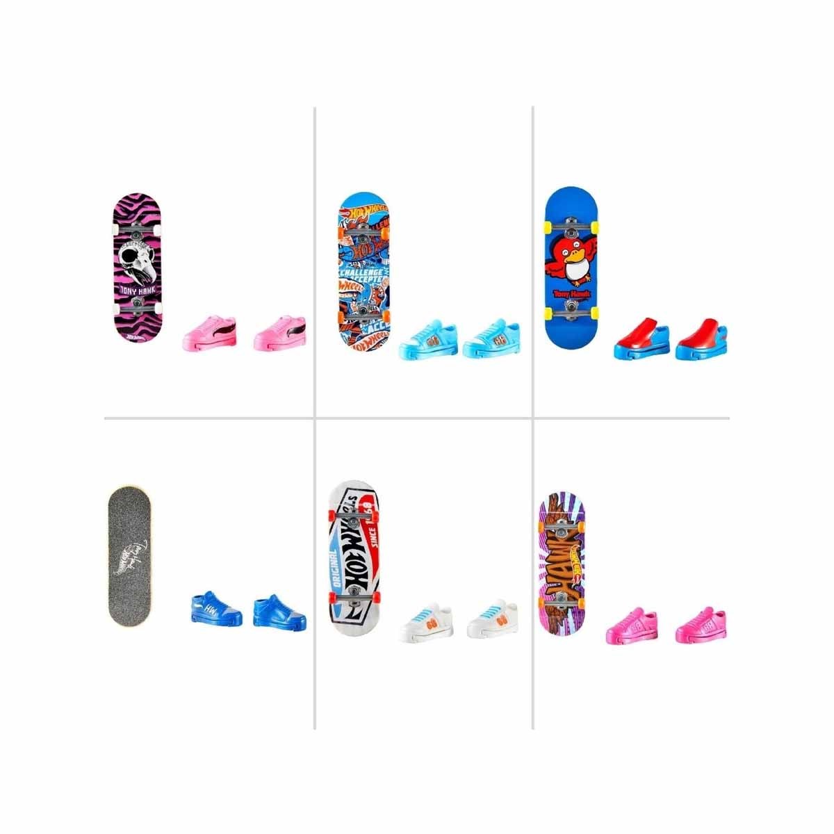 Hot Wheels Skate Parmak Kaykay ve Ayakkabı Paketi 