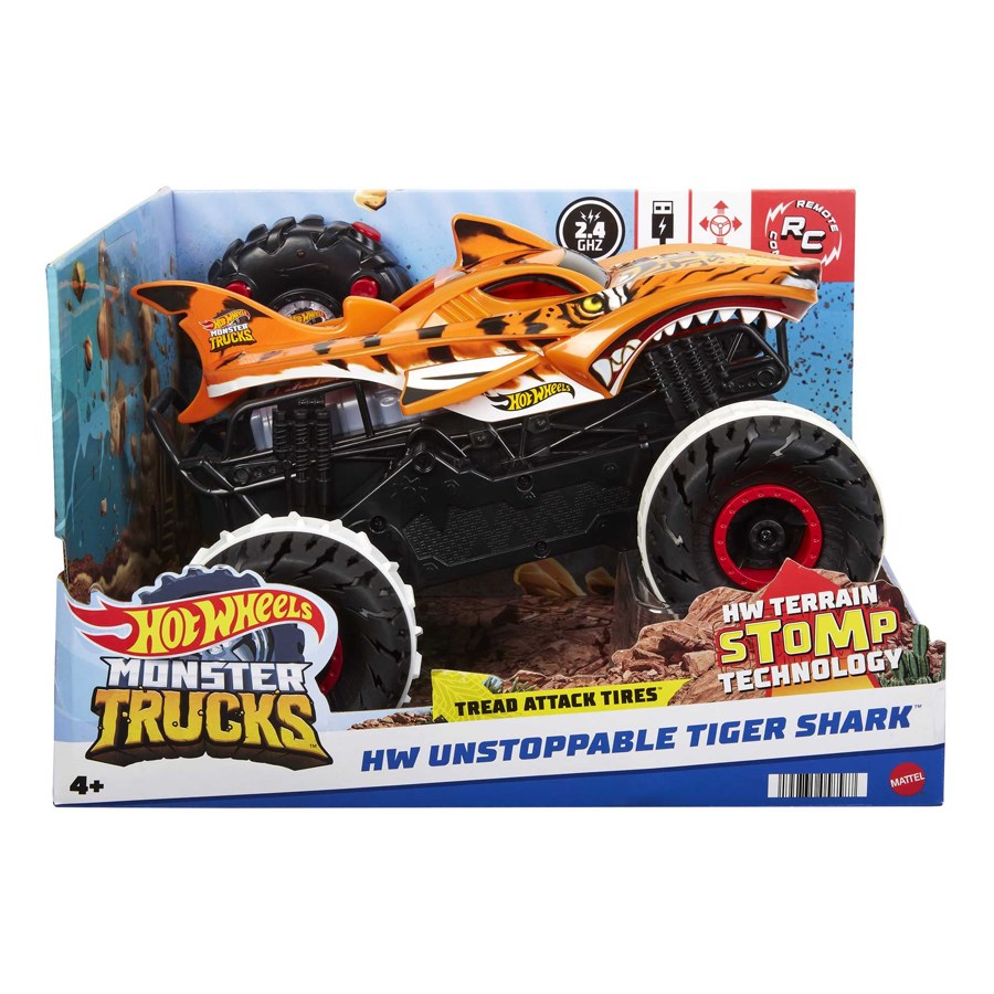 Hot Wheels R/C Monster Trucks Durdurulamaz Tiger S 