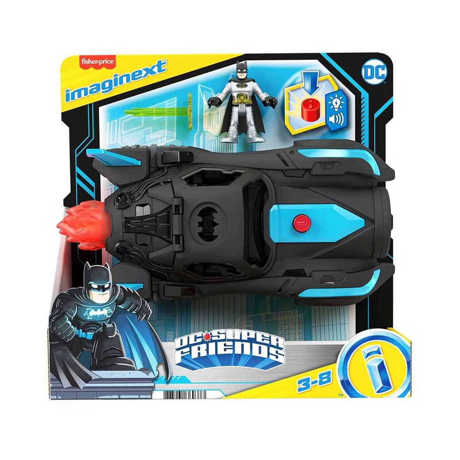 Imaginext DC Super Friends Işıklı Ve Sesli Batmobi 