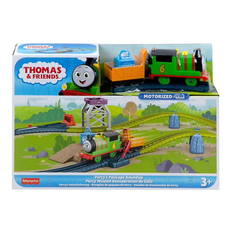 Fisher Price Thomas ve Arkadaşları Motorlu Tren Percy'S Package Roundup