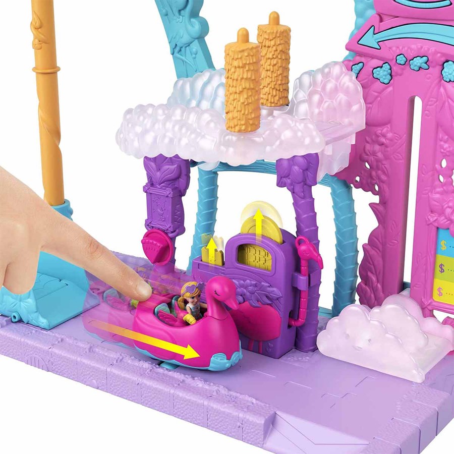 Polly Pocket Flamingo Araba Su Eğlencesi Seti 