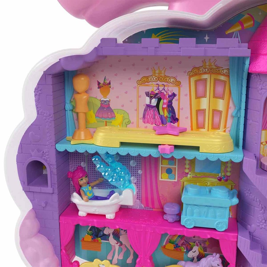 Polly Pocket Tek Boynuzlu Atın Gökkuşağı Salonu 