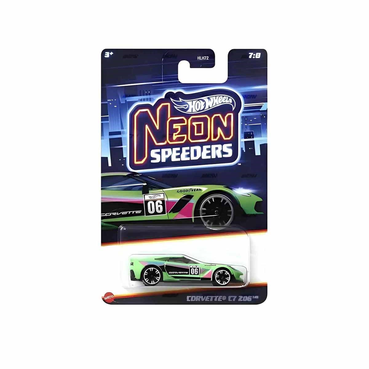 Hot Wheels Neon Yarışlar Temalı Araba 