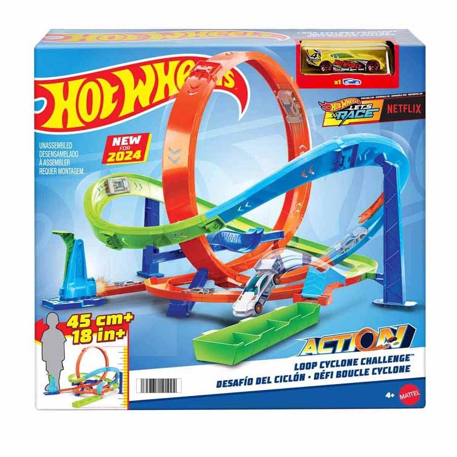 Hot Wheels Bumerang Çemberli Yarış Pisti 