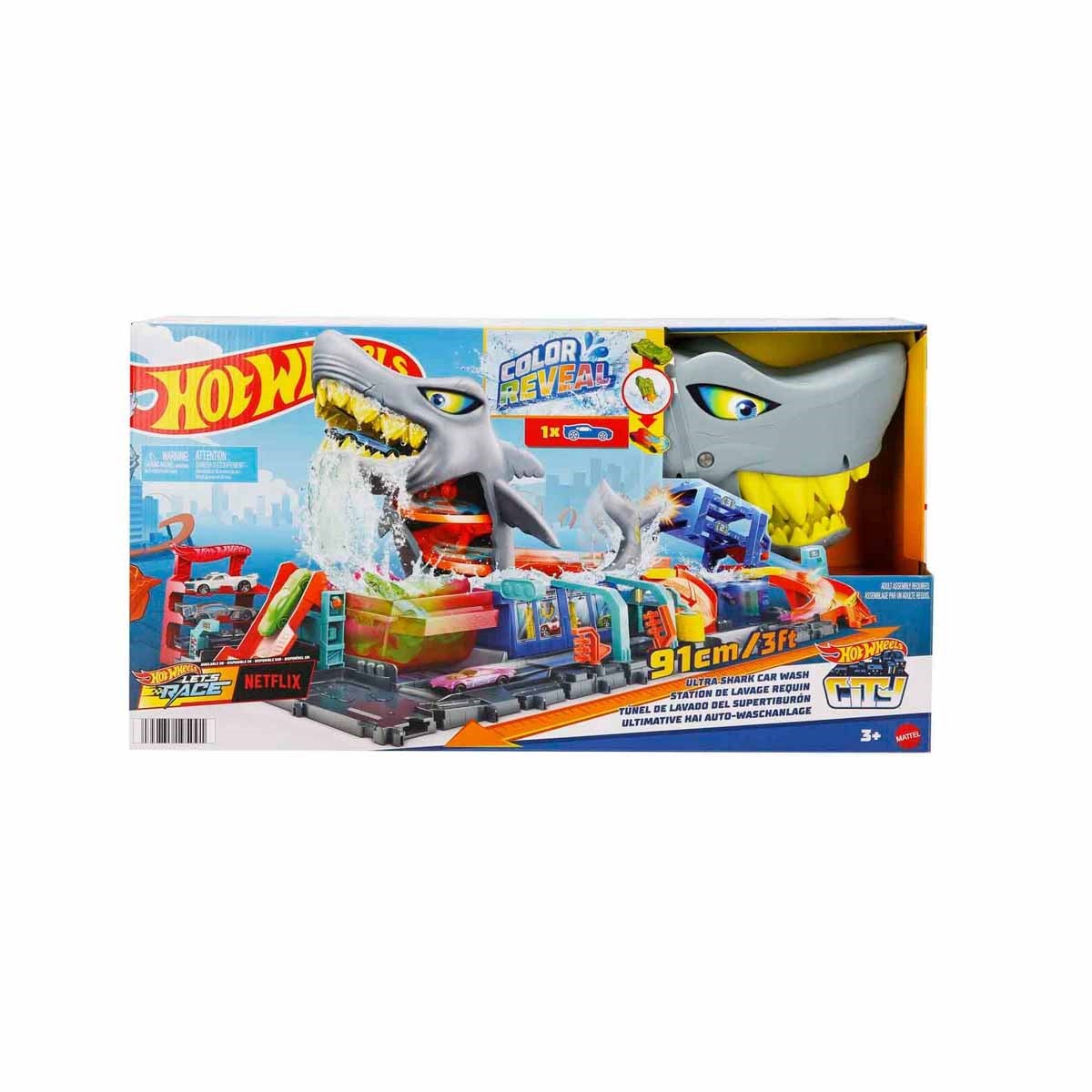 Hot Wheels Köpek Balığı Araba Yıkama Oyun Seti 