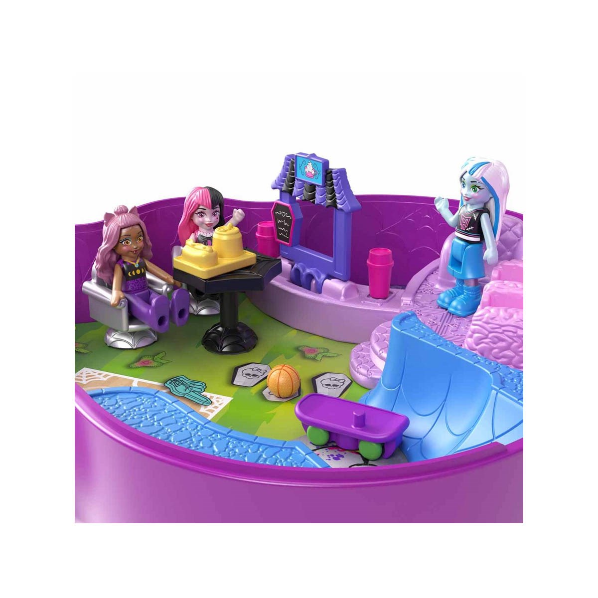 Polly Pocket Monster High Temalı Kompakt Oyun Seti 