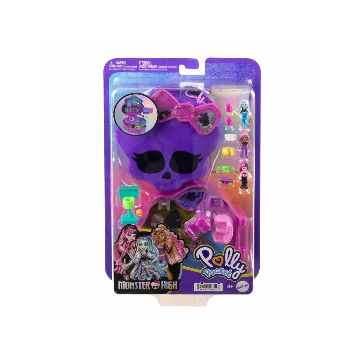 Polly Pocket Monster High Temalı Kompakt Oyun Seti 