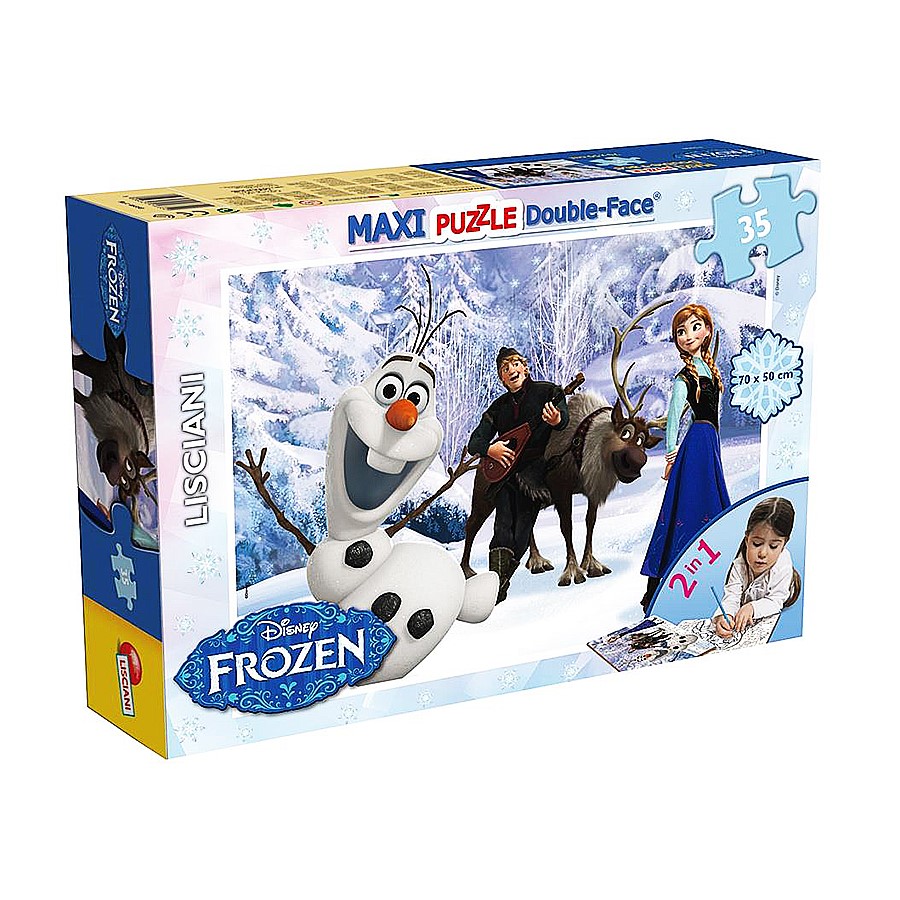 Frozen 35 Parça Maxi Kalemli Puzzle 