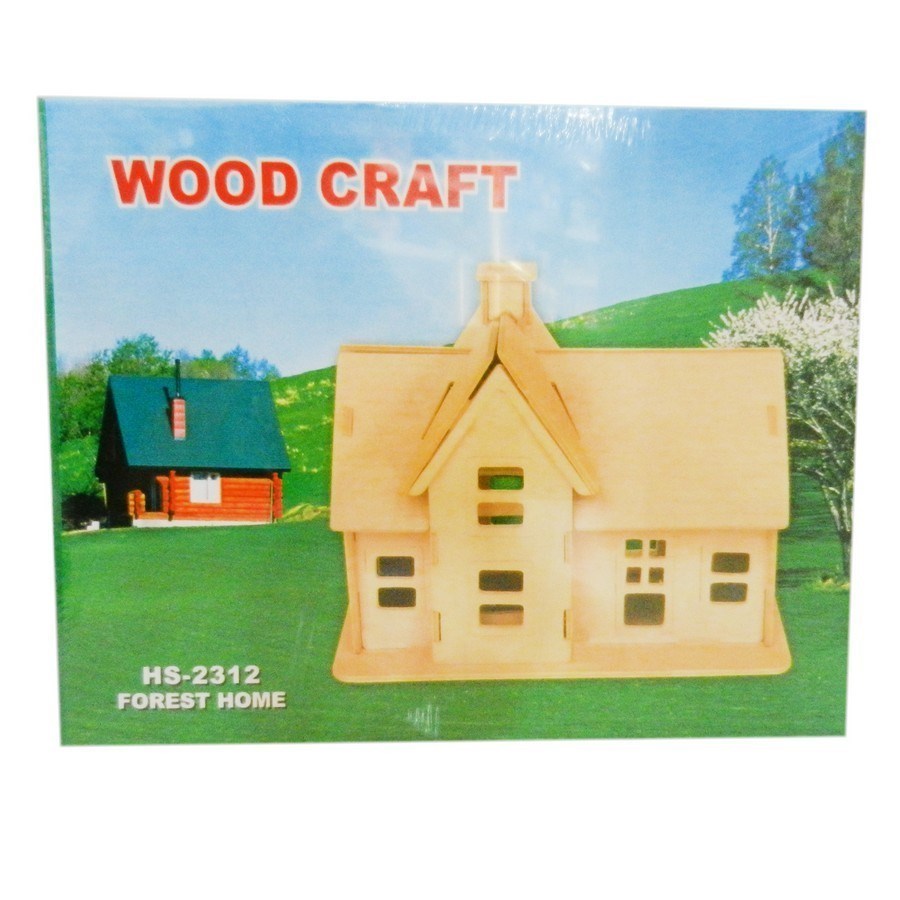 Ahşap Puzzle Forest Home 