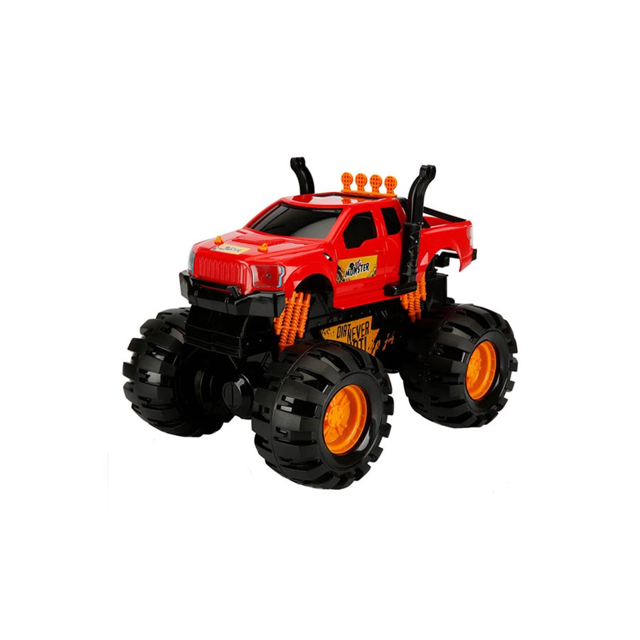 Big Monster Off-Road Jeep 42 cm Kırmızı