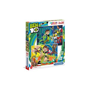 Ben 10 Puzzle 2x20 Parça