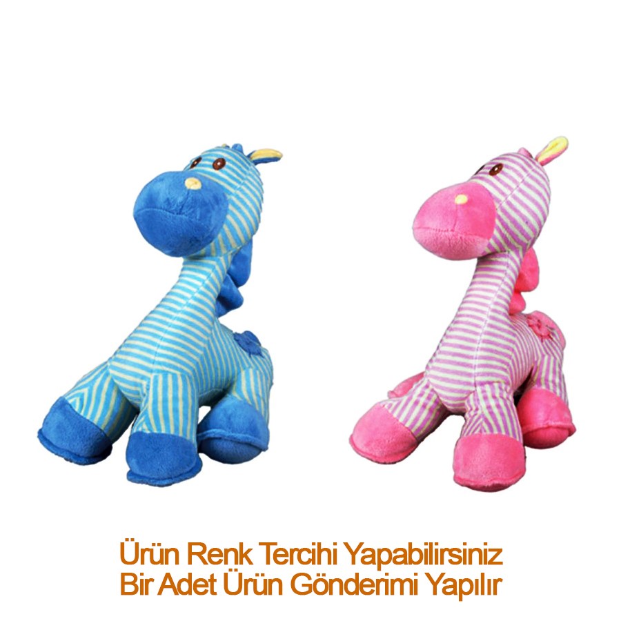 Peluş Zebra Oturan Baby İşlemeli 30 Cm 