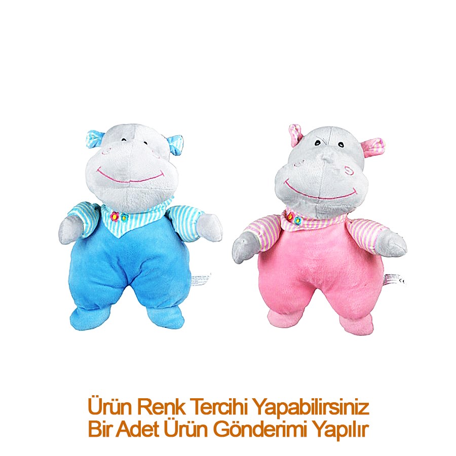 Peluş Hippo Önlüklü 36 Cm 